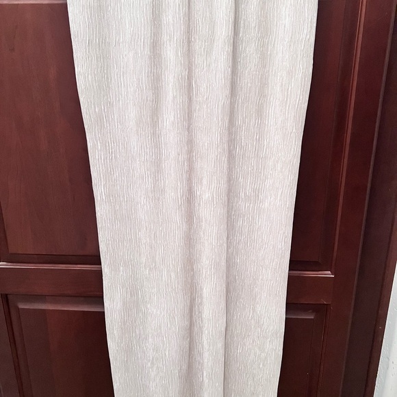 Cattiva Womens Ivory Short Sleeve Pearl Lace Evening Maxi Dress Size 16 - Picture 6 of 11